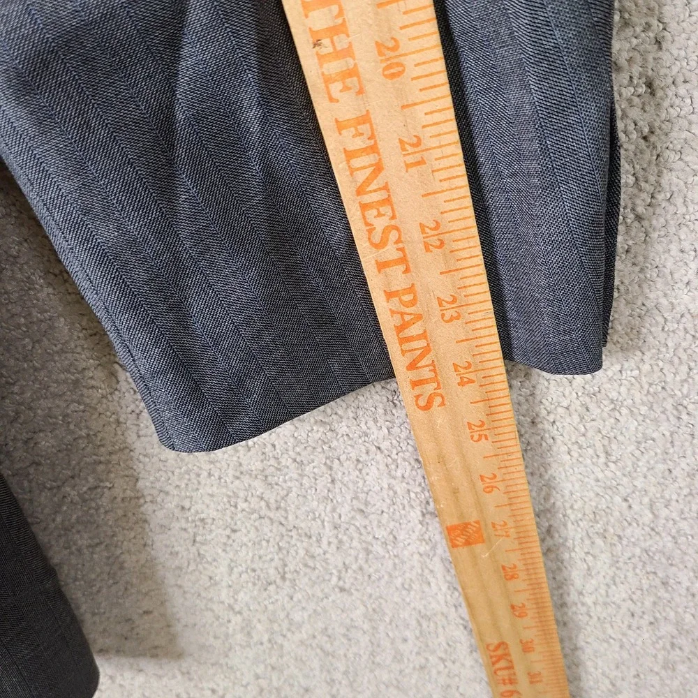 Louis Roth Jacket Mens 43R Gray Striped Blazer Two Button Formal Suit Coat‎